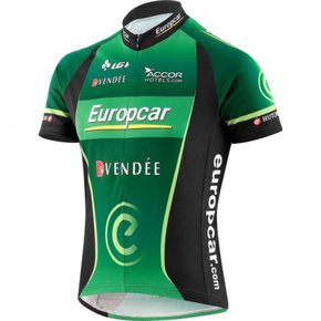 Camisa Louis Garneau Equipe PRO Replica Europcar Cycling Jersey Masculina de Ciclismo MTB Speed - Louis Garneau