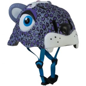 Capacete Infantil Leopard Purple Crazy Safety