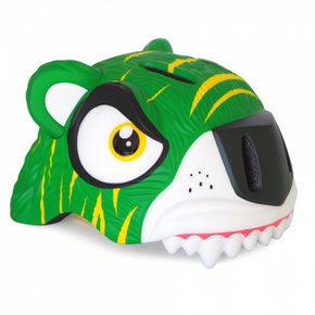 Capacete Infantil Tiger Green Crazy Safety