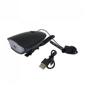 Farol Cree XPG com Buzina 250 Lúmens USB