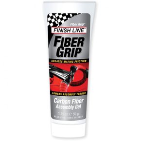 Graxa Finish Line Fiber Grip Gel para Superfícies Lisas em Bicicletas - Bisnaga 50g
