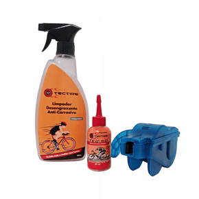 Kit Limpeza Bicicleta Tectire