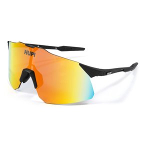 Óculos de Sol HUPI Angliru Preto Lente Vermelho Espelhado