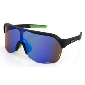 Óculos de Sol HUPI Huez Preto Lente Verde Espelhado