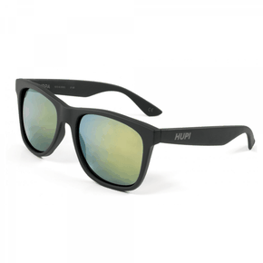 Óculos de Sol Hupi Luppa Preto Fosco Lente Verde Espelhado