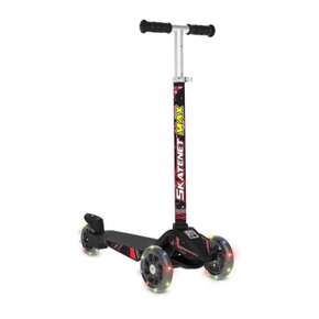 Patinete Skatenet Max Black Led Bandeirante Patinete Skatenet Max Black Led Bandeirante