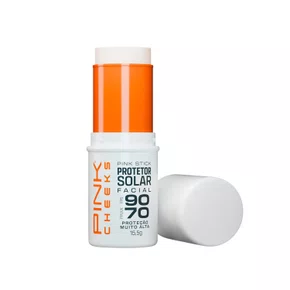 Protetor Solar Facial Pinkcheeks Pink Stick 5km FPS 90 FPUVA 70 15,5g
