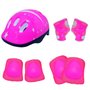 Kit de Proteção Infantil Pink para Bicicleta Skate Patins Youyi
