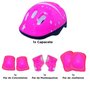 Kit de Proteção Infantil Pink para Bicicleta Skate Patins Youyi