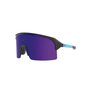 Óculos de Sol HB Edge Matte Black / Cyan Blue Chrome