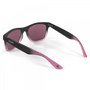 Óculos de Sol Hupi Brile Preto Rosa Lente Rosa Espelhado