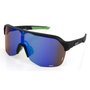 Óculos de Sol HUPI Huez Preto Lente Verde Espelhado