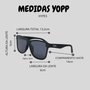Óculos de Sol Yopp Hype Polarizado UV400 Mal Me Quer